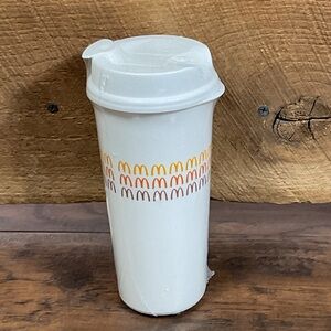 McDonald’s Golden Arches Retro Package Design Thermal Cup Tumbler 16oz. - NEW